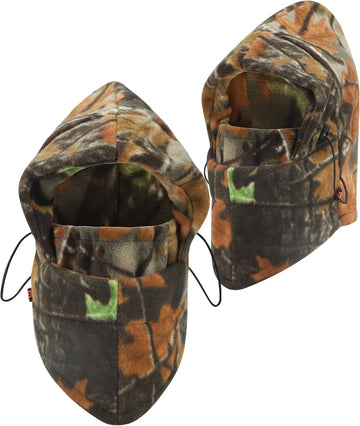 2 Pack Winter Hunting Balaclava, Camouflage Cold Weather Face Mask Windproof Warmer for Men & Women
